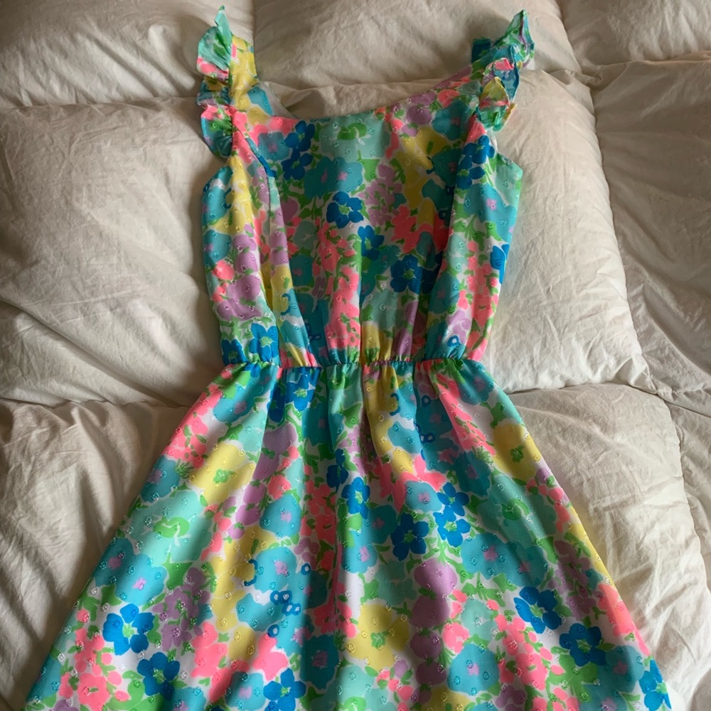 Lily Pulitzer Floral Ruffle Dress